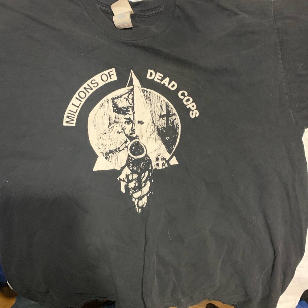 Millions of dead cops t shirt.